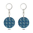 thumbnail image 2 of Naloa Various Lights Print Round Keychain Keychain Key Ring, Key Tag, Key Chain Bulk for Gift Accessories (Round), 2 of 7