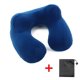 thumbnail image 1 of Almohada inflable en forma de U, almohada para el cuello supersuave y flocada, almohada de viaje portátil y extraíble y lavable de Sanbao, 1 of 3
