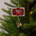 thumbnail image 3 of Northlight 7.5" Red Truck Hauling the Christmas Tree Ornament, 3 of 6