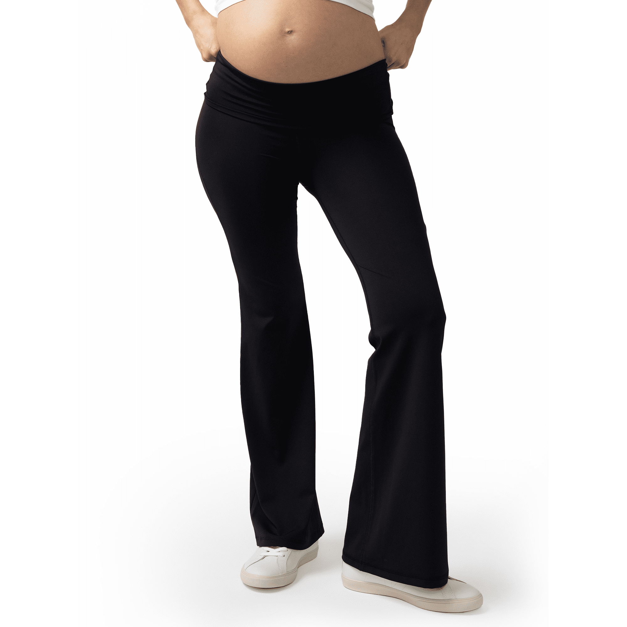 Ingrid & Isabel For Every Belly Women's Maternity Favorite Flare Leggings, Sizes S-XXL
