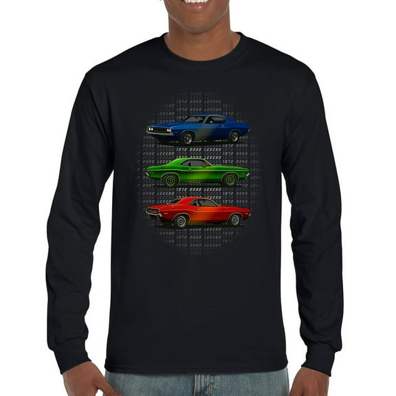 1970 Road Legends Muscle Car Long Sleeve T-shirt American Vintage Classic