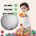 thumbnail image 6 of YUFER 100 Count Plastic Soft Ball Pit Balls Colorful Phthalate Free BPA Free Baby Toddler Play Balls for Kids Toddlers 2.2", 6 of 7
