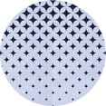 thumbnail image 1 of Ahgly Company Tapis Rond Lavable en Machine Intérieur Transitionnel Bleu Lavande, 3 Pieds Rond, 1 of 7