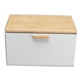 thumbnail image 2 of Kitchen Bread Box,Iron Bread Box Trapezoidal Iron Bread Box Iron Bread Box Holder Time-Tested Durability, 2 of 12