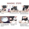 thumbnail image 4 of Fridja Spring Home Decor 304 Stainless Steel Japanese-style Milk Frother with Double-layer Filter Screen and Manual, 4 of 6