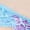 Blue, variant on Women's Low Rise Ice Silk Seamless Cotton G String Briefs, Breathable Crotch Soft Stretchy Fabric, Plus Size Comfortable Panties For All Day Smooth Daily Wear Purple L