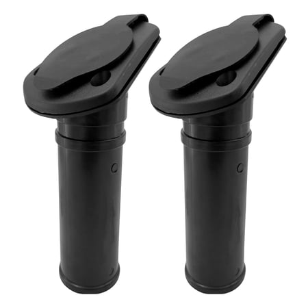 Flush Mount Fishing Rod Holder with Flipping Lid for Boats Kayaks Angling Accessory