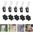 thumbnail image 3 of Garden Banner Rubber Garden Banner Clips Garden Banner Clips Windproof Banner Clips Stopper And Plastic (black) (5pcs), 3 of 5