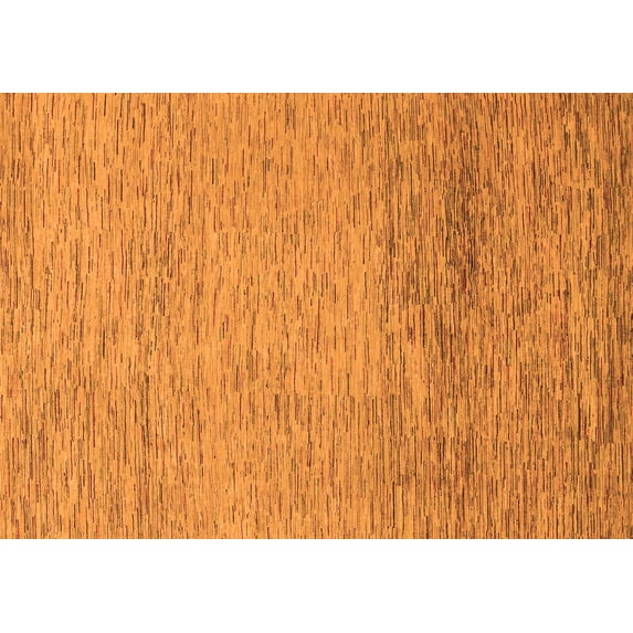 Ahgly Company Indoor Rectangle Abstract Orange Modern Area Rugs, 2' x 3'