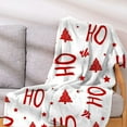 thumbnail image 3 of LSLJS Christmas Throw Blanket Holiday Throw Blanket, Christmas Flannel Printed Blanket New Office Nap Blanket Fleece Blanket Leg Blanket Warm Sofa Blanket, 3 of 3