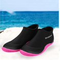 thumbnail image 1 of Botas de buceo de neopreno Botines con suela de goma antideslizante Zapatos de buceo Botines Rafting Deportes acuáticos para adultos Accesorios de equ Negro Rosa 37 a 38 SOLEDAD Botas de buceo, 1 of 9