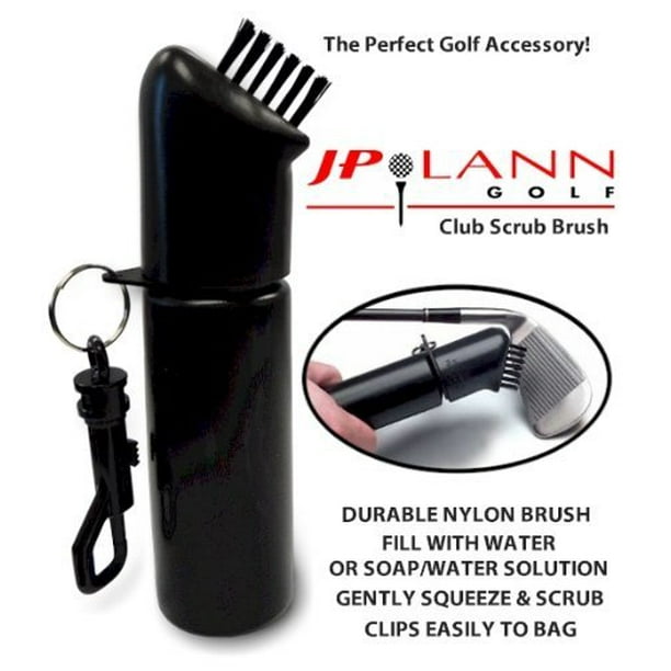 Club Scrub Wet Cleaning Brush for Golf Clubs by JP Lann (Fills Easily