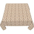 thumbnail image 5 of Square Tablecloth 52 x 52 Inch, Bohemian Rustic Floral Square Tablecloths Water Resistant Tabletop Cover Fabric Table Cover for Party, Wedding, Cocktail, Banquet, Festival, 5 of 8
