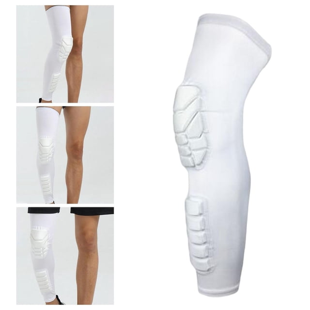 Almohadillas protectoras shamjiam para pantorrillas compresión XL blanco