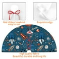 thumbnail image 4 of Yiaed Cartoon Space1 Print Christmas Tree Skirt , Tree SkirtsTree Mat for Christmas Winter Holiday Indoor Decorations-36", 4 of 7