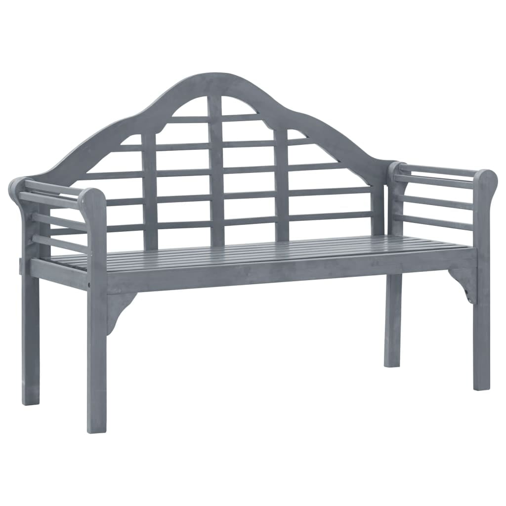 Kepooman Garden Bench, Indoor Outdoor Acacia Wood Bench with Backrest and Armrests Kepooman Garden Bench, Indoor Outdoor Acacia Wood Bench with Backrest and Armrests