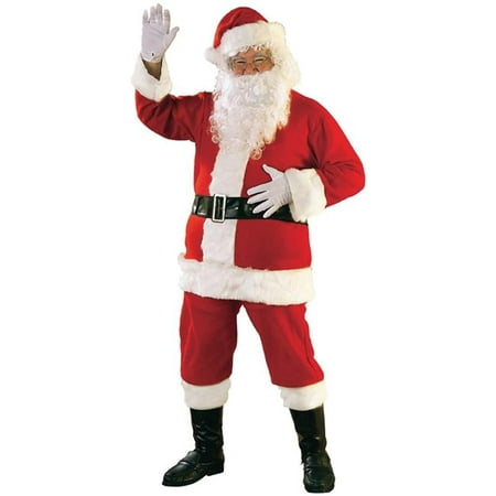 Morris Costumes RU23311XL Santa Suit Flannel Costume, Extra Large 50-56