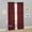 Burgundy, variant on Set of 2 Sheer Voile Transparent Window Treatment Curtain Panel Drapes