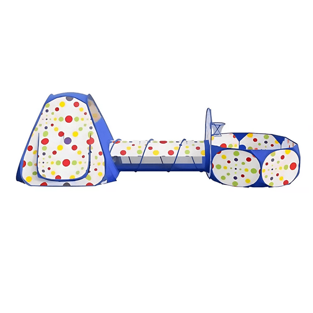 Juegos Tunel de Alberca De Pelotas Gusano Casa De Niños Azul