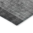 thumbnail image 4 of HomeRoots 582704 3 x 5 ft. Geometric Washable Indoor & Outdoor Rectangle Area Rug, Charcoal, Gray & Silver, 4 of 5
