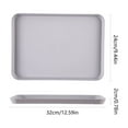 thumbnail image 3 of potrochi Restaurant Grade Non-Slip Tray, FoodService Products Cafe Fast Food Cafeteria Tray, Multi-Purpose Rectangular Restaurant Serving Trays for Cafeterias, Fast Food, And Dining Room, 3 of 8