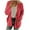 Pink, variant on YANHAIGONG Fuzzy Sherpa Cardigan Women Plus Size Super Soft Comfy Plush Reversible Casual Winter Blanket Jackets with Pocket