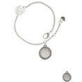 thumbnail image 2 of Delight Jewelry Stainless Steel Disc You Are More Loved Silver-tone Rose Link Chain Bracelet, 6.25"+1.75" Extender, 2 of 4