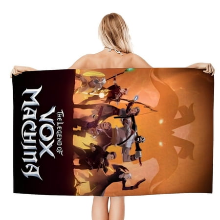 The Legend of Vox Machina Beach Quick Drying Towel,"Quick-Dry, Sand-Free, Lightweight & Compact Beach Towel - Oversized 30.7x59in(78x150cm) for Ultimate Comfort and Convenience"
