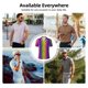 thumbnail image 5 of Balery Animal Paw Rainbow Camisa Polo de Hombre con Estampado, de Manga Corta y Tejido Medio, Camisa Tipo Golf Polo-Medium, 5 of 6