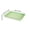 Green, variant on Plastic Serving Tray, Large 15 x 10 Inch Reusable Serving Platter, Food Grade BPA Free Party Tray for BBQ Picnic Catering Home Kitchen