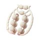 thumbnail image 2 of Rodillo de masaje para piernas, masajeador relajante de 15 puntos, herramienta de masaje portátil para ejercicios. Blanco, 2 of 9