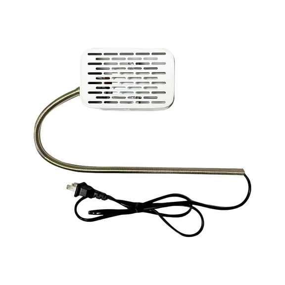 HIBIBUD Adjustable Temperature Heat Lamp - 100W Heater with Scald Protection Ceramic Heating Bulb for Reptiles & Birds Energy Efficient Cage Heater for Winter Hook Mount