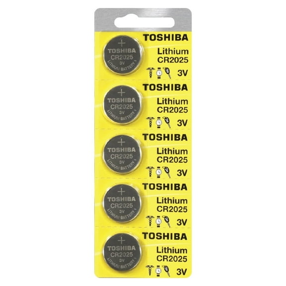 Toshiba CR2025 3 Volt Lithium Coin Battery (500 Count)