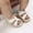 White, variant on Lilgiuy Toddler Baby Girls Boys Baby Shoes Soft Sole Non-slip Baby Toddler Sandals Wedding Party Birthday Shoes