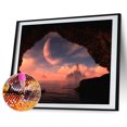thumbnail image 2 of Cuadros Decorativos Kits de pintura de diamante 5D DIY Paisaje Full Round Drill Wall Decor Art Craft Tmvgtek embutido en tela, 2 of 9