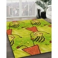 thumbnail image 3 of Ahgly Company Machine Washable Indoor Rectangle Transitional Dark Bisque Brown Area Rugs, 3' x 5', 3 of 7