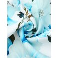 thumbnail image 5 of INSPIRE CHIC Women's Vintage 50s Dress Cocktail Sleeveless Square Neck Midi Floral A-Line Dresses L White Blue, 5 of 6