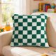 thumbnail image 4 of 17.7x17.7-inch multi-color checkerboard lamb wool multi size pillowcase cushion cover, 4 of 6