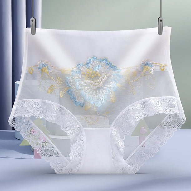 WILLBEST Calzones Algodón Mujer Ropa Interior De Encaje De Las Mujeres Más Bragas De Tamaño Sexy Sheer Hipster Panty Para Las Señoras
