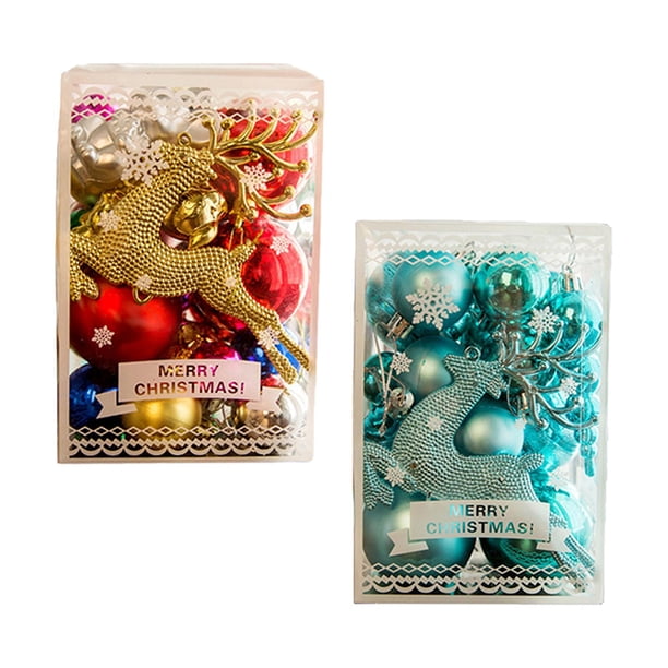 Decoraciones navideñas con estilos únicos y originales azul colorido