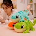 thumbnail image 4 of Dino Nugget Pillow, 18 Inch Soft Dinosaur Nugget Birthday Pillow Gift, Dinosaur Theme Party Decorations (Stegosaurus, Small), 4 of 5