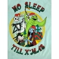 thumbnail image 2 of Nightmare Before Christmas Girls Purple Cropped Halloween T-Shirt Shirt, 2 of 2