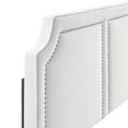 thumbnail image 2 of Cynthia Performance Velvet Twin Headboard, White, 2 of 9