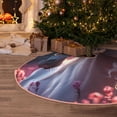 thumbnail image 5 of Rateoe Flower White Horse Pattern Christmas Tree Skirt with Ties , Christmas Tree Decorations, Farmhouse Christmas Decor Xmas Holiday Decorations-30", 5 of 6