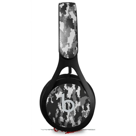 Skin Decal Wrap for Beats EP WraptorCamo Digital Camo Gray HEADPHONES NOT INCLUDED