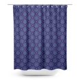 thumbnail image 1 of S4Sassy Purple Floral Damask Bathroom Decor Shower Waterproof Curtain Drapes Resistant-60 x 84 Inch, 1 of 6
