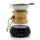 thumbnail image 1 of 600ML Cafetera De Vidrio Reutilizable,Juego De Cafetera Pour Over Con Filtro De Acero Inoxidable 304, 1 of 7