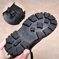 thumbnail image 5 of VNKIDY Girls Kids Solid Color Leather Martin Boots Lace Up Side Zip Thick Traction Sole Shoes For Casual Daily Wear Outdoor Activities Fashionable Footwear, 5 of 8
