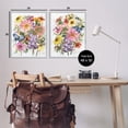 thumbnail image 4 of Stupell Industries Traditional Butterflies & Florals Botanical & Floral Painting Gray Framed Art Print Wall Art, 24 x 30, Set of 2, 4 of 10