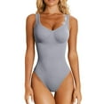 thumbnail image 1 of Body moldeador de moda para mujer, ajustado, informal, liso, mono de yoga, pantalones cortos, corsé, mono para mujer, 1 of 3